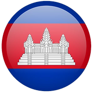 cambodia flag round bright icon white background vector illustration 142159533
