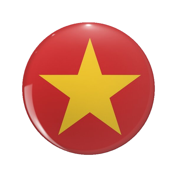vietnam round flag